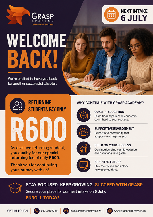 Refresher Special for only R600📚